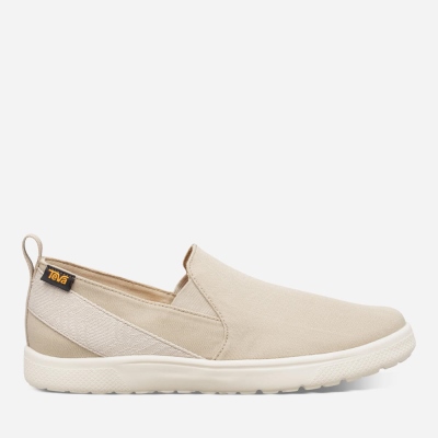 Teva Voya Slip On Men's Beige Sneakers CA47979 Canada Clearance